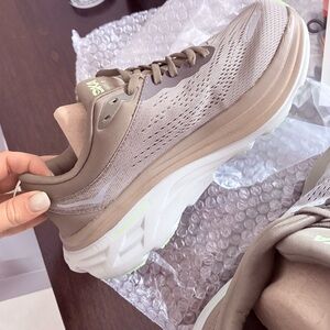 Hoka One One Women's Tan Athletic Shoes